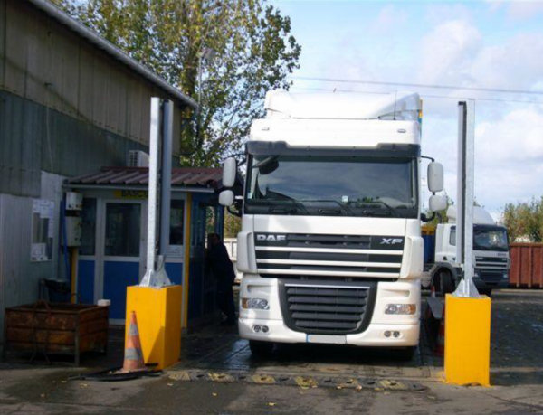 Lastwagenscanner, Radioaktivittsmessung, Radioaktivittsberwachung von Lastkraftwagen